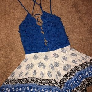 Blue romper